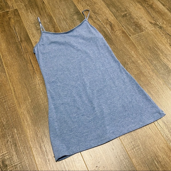 Ambiance Apparel Blue Camisole Top Blue Cami Basic Undershirt Size Large - Picture 6 of 6